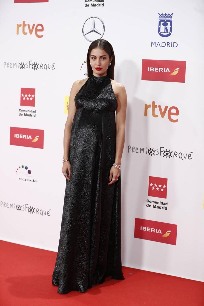 Hiba Abouk en la alfombra roja de los Premios Forqué