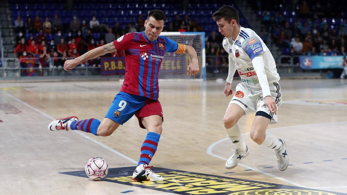 Sergio Lozano durante el partido