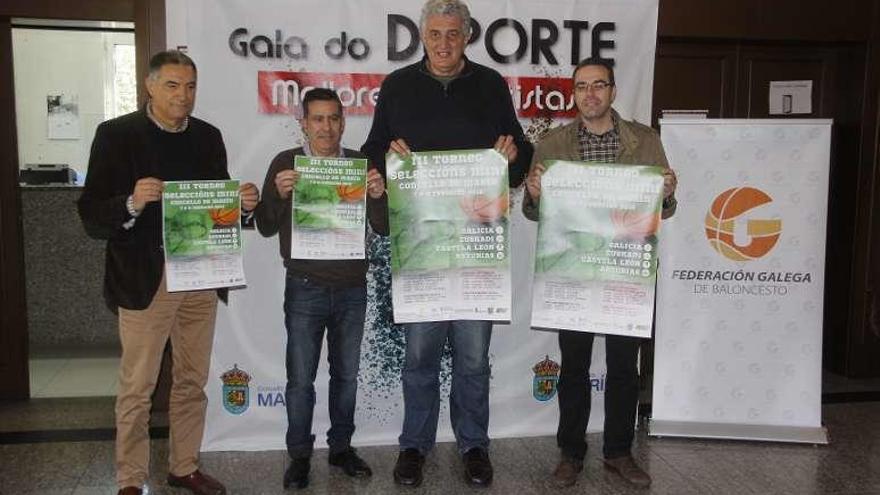 Presentación del torneo en el concello marinense. // Santos Álvarez