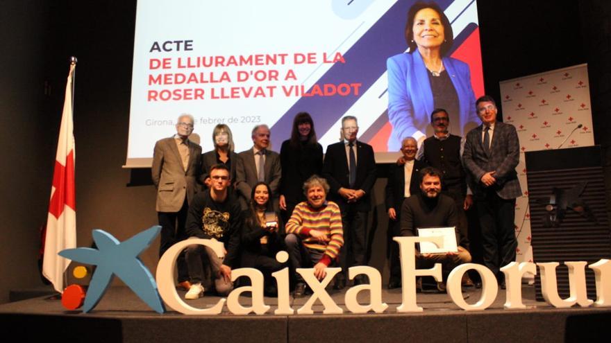 L’expresidenta Roser Llevat rep a títol pòstum la Medalla d’Or de la Creu Roja