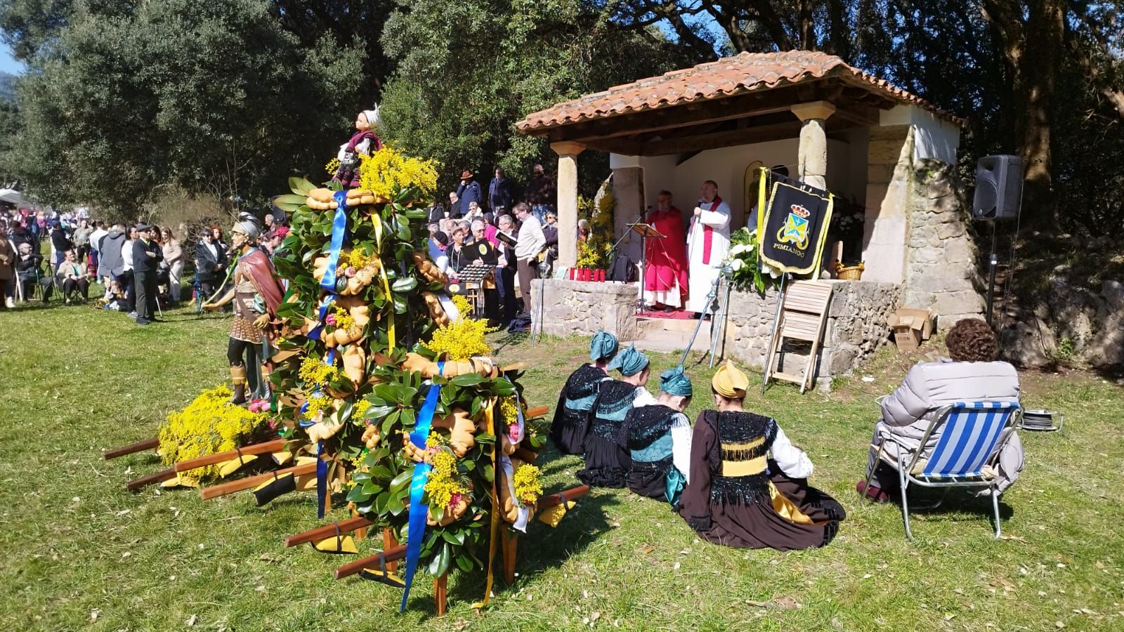 Pimiango celebra las fiestas de Santu Medé