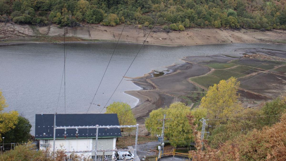 Embalse de San Sebastián a finales de octubre de 2025