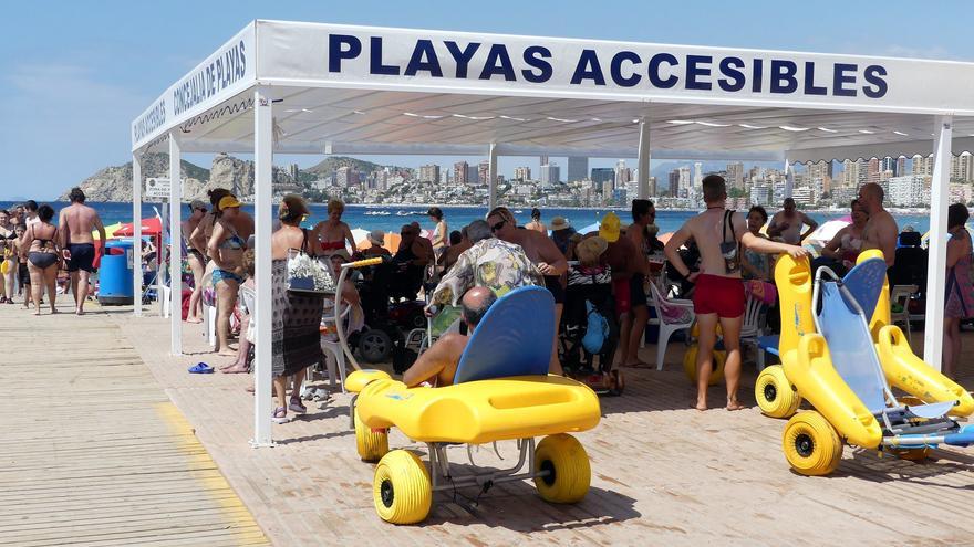 La forma más accesible de ir a la playa en Benidorm