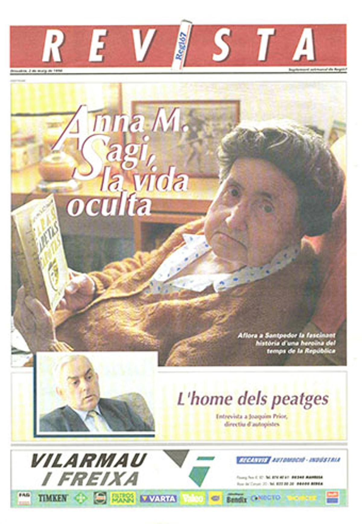 La portada de la Revista del 2 de maig del 1998