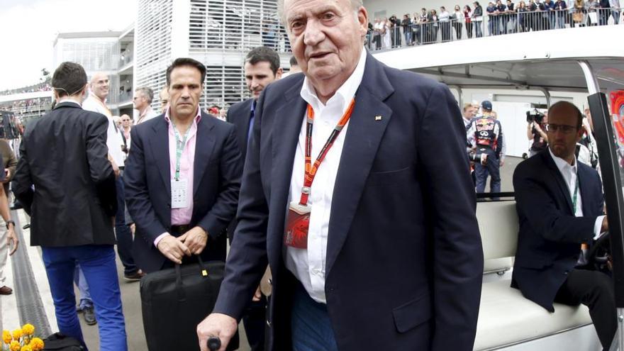 Don Juan Carlos ha estado presente en el GP de México.