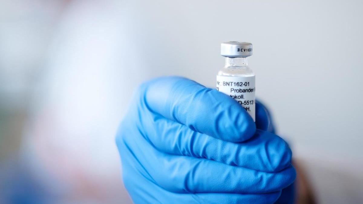 One dose of the Pfizer vaccine. One dose of the Pfizer vaccine.