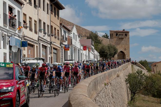 Las imágenes de la etapa de la Vuelta a España entre Morella y Borriana
