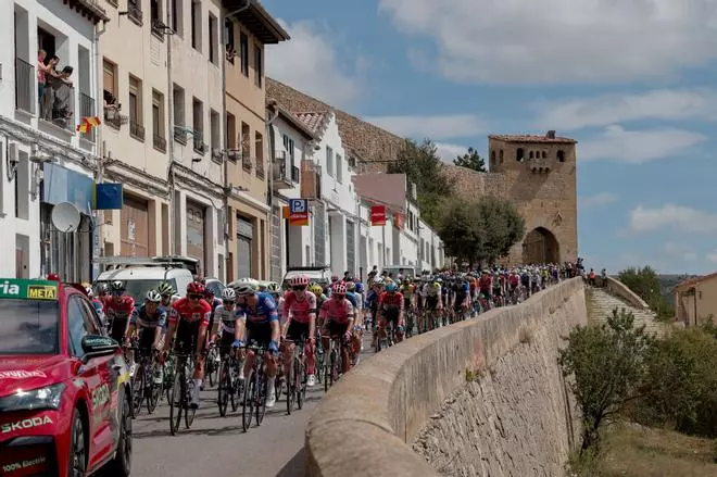 Las imágenes de la etapa de la Vuelta a España entre Morella y Borriana