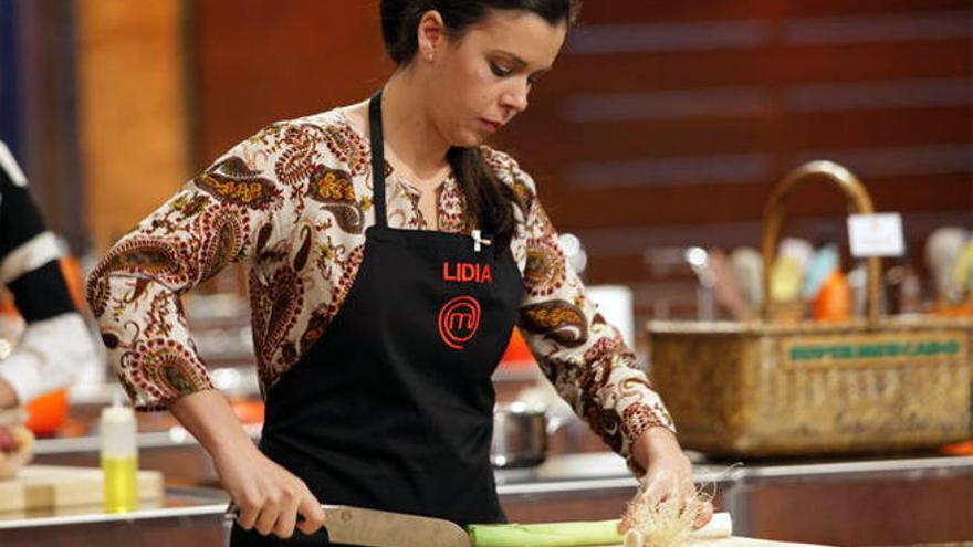 Lidia, cocinando en un momento del programa // RTVE