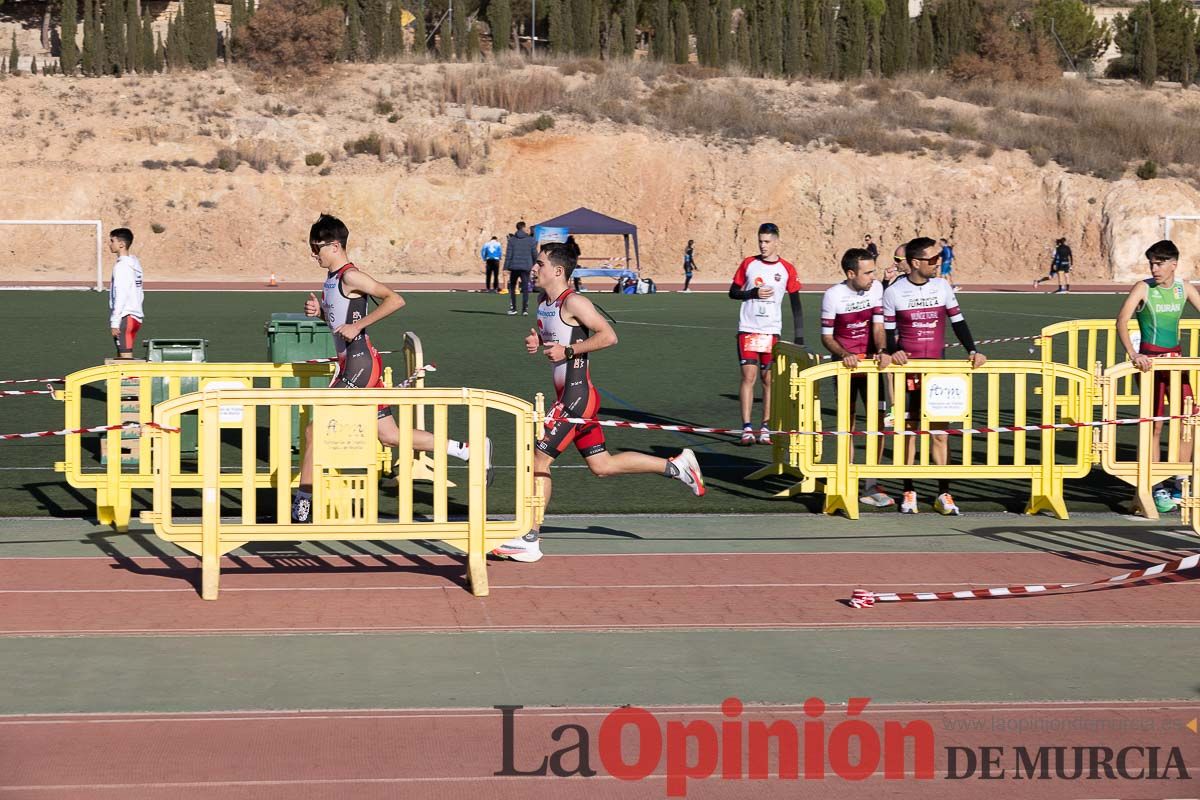 Campeonato Regional de Duatlón por relevos Súper Sprint en Calasparra (carrera a pie)