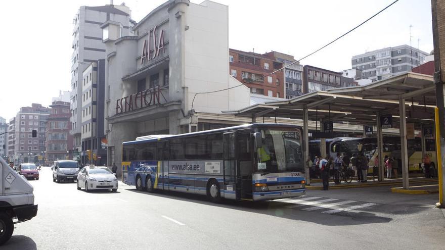 Estación de autobuses de Gijón.