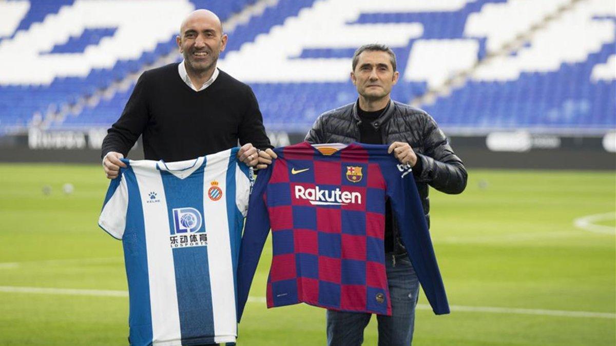 Abelardo y Valverde posaron para la foto oficial