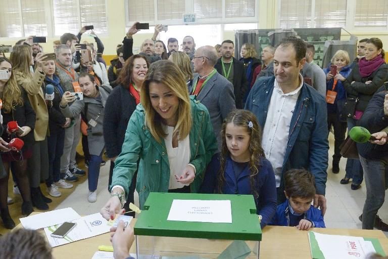 Las elecciones andaluzas, en imágenes