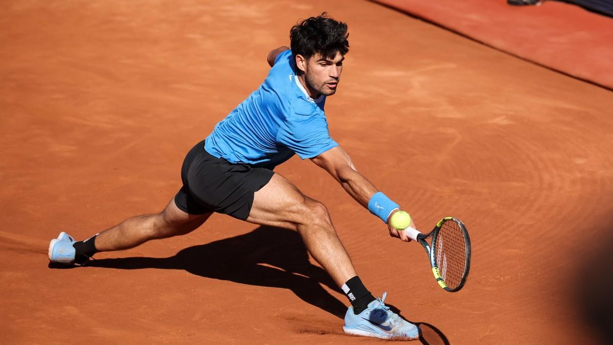 Alcaraz, en su debut en Barcelona