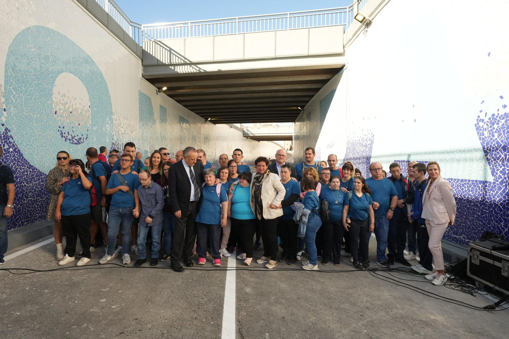 Onda reabre el túnel de entrada al municipio con el gran mural cerámico