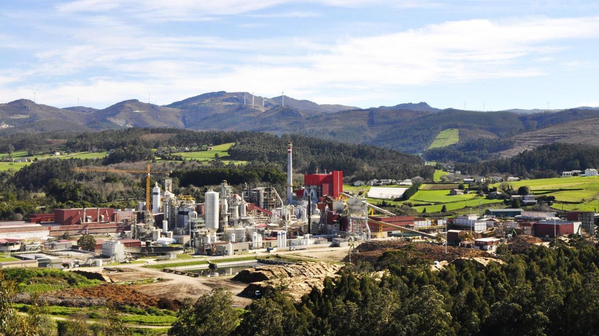 Biofábrica de Ence en Navia.
