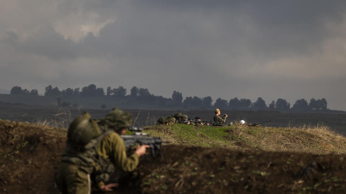 El Ejército de Israel en los ocupados Altos del Golán.