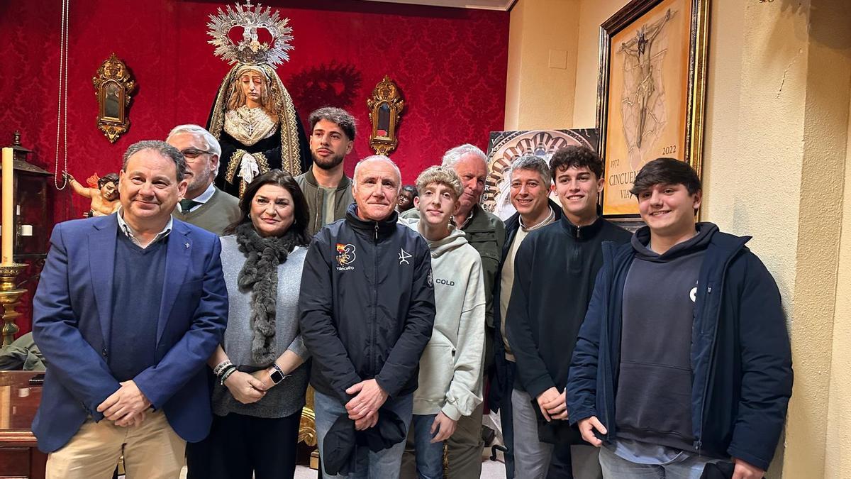 La hermandad del Vía Crucis de Córdoba elige a los hermanos que portarán este año al Cristo