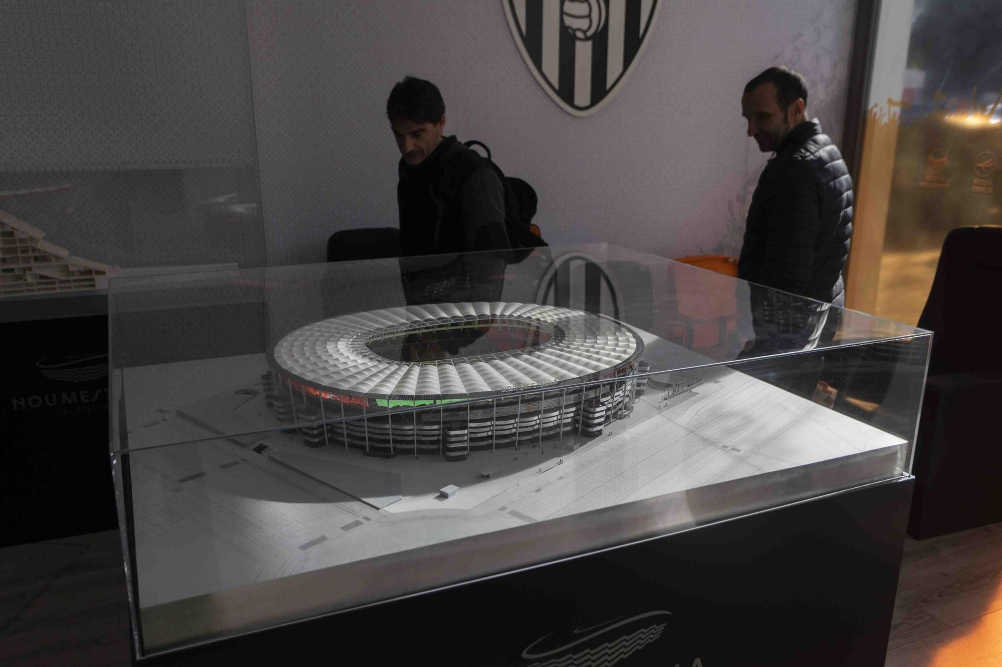 Maqueta del nuevo estadio de Mestalla