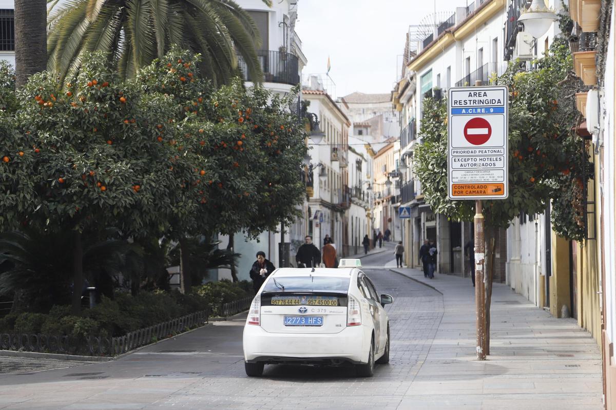Imagen de una zona de bajas emisiones de Córdoba.