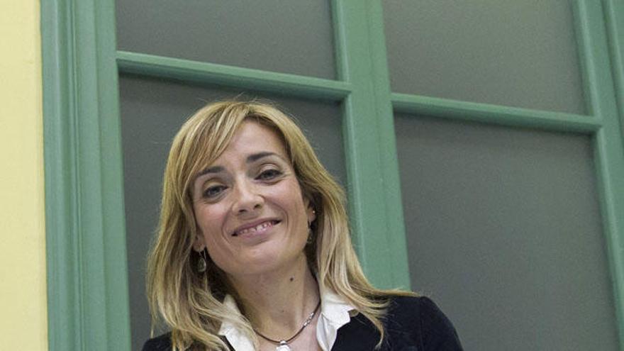 Carmen Castilla, tras haber sido elegida secretaria regional de UGT-A.