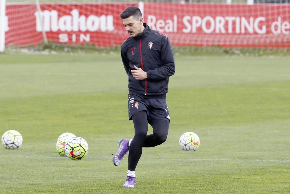 Entrenamiento del Sporting