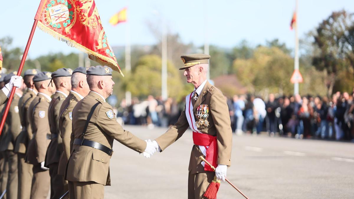 El coronel Martínez Victoria se despide del Regimiento "Príncipe" en el día de su patrona: "Ha sido un trabajo muy intenso"