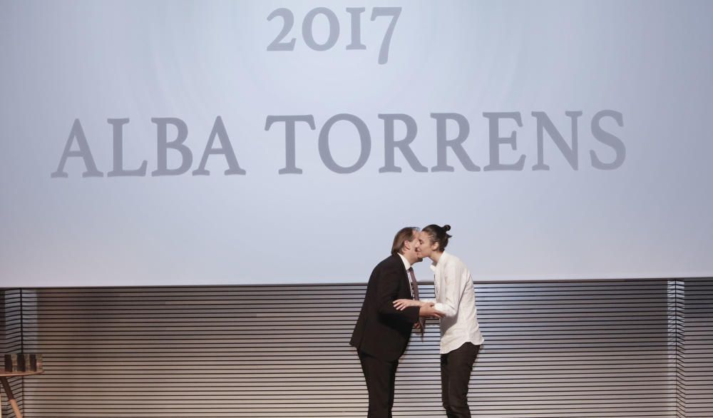 Alba Torrens y Antoni Serra, director territorial de BMN-Sa Nostra
