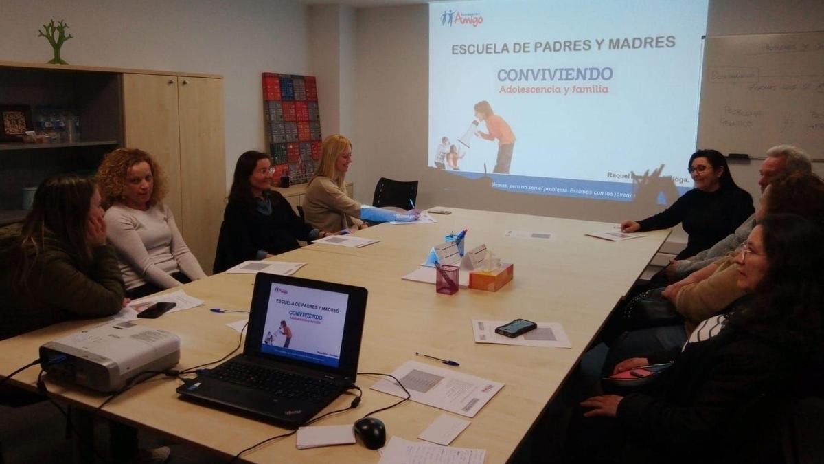 Algunos de los participantes del programa Conviviendo Castellón, de Fundación ‘la Caixa’.