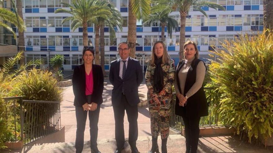 El delegado Miguel Briones, ayer en el CDP La Presentación.