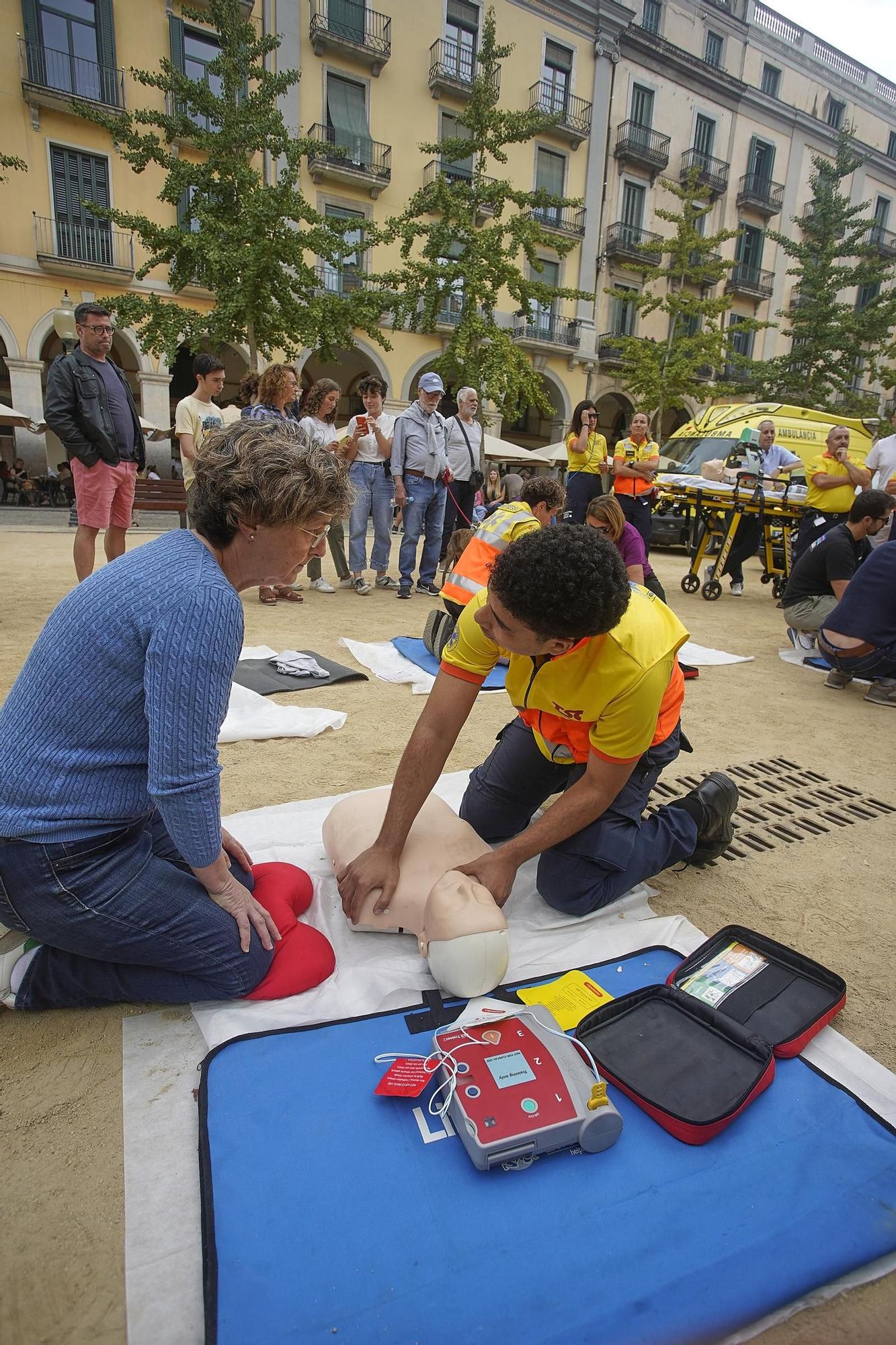 Taller pràctic de reanimació cardiopulmonar a Girona