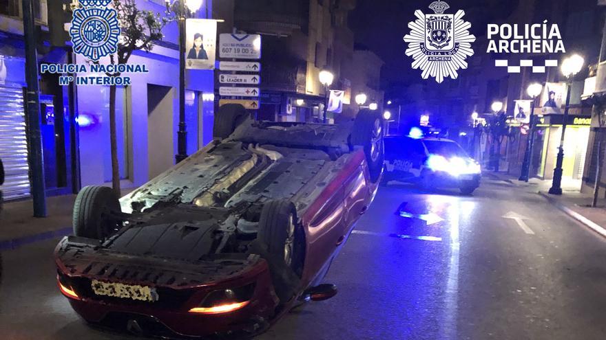 Finge el robo de su coche tras haberlo estrellado en Archena