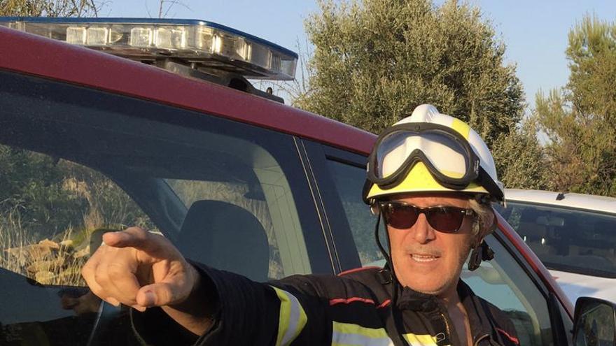 Vicent Bellés, bombero del Consorcio de Castellón.