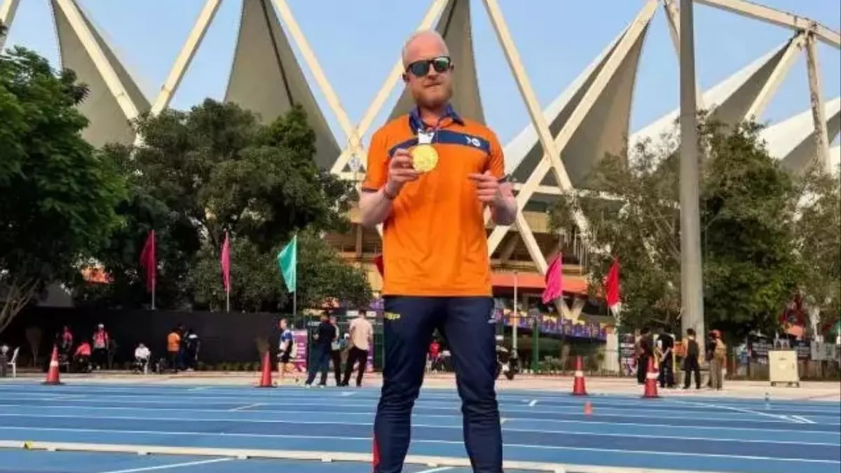 Iván Cano, feliz tras su oro mundial