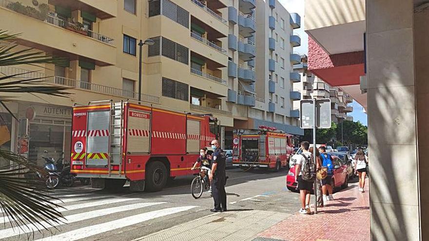 Alarma por un incendio en el centro de Vila