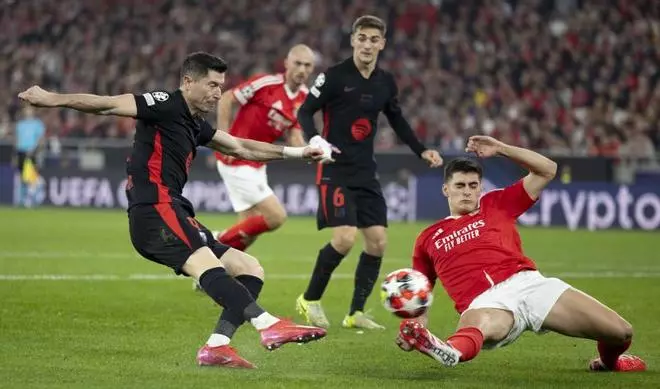 Liga Campeones: Benfica - FC Barcelona, en imágenes