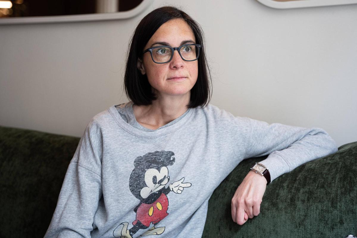 La escritora y periodista Inés Martín Rodrigo, en Barcelona.