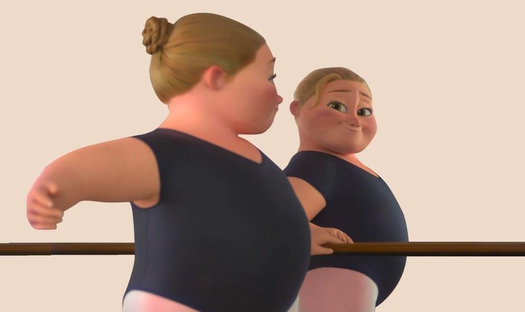 Bianca, la protagonista 'plus size' del primer corto de Disney que trata la dismorfia corporal