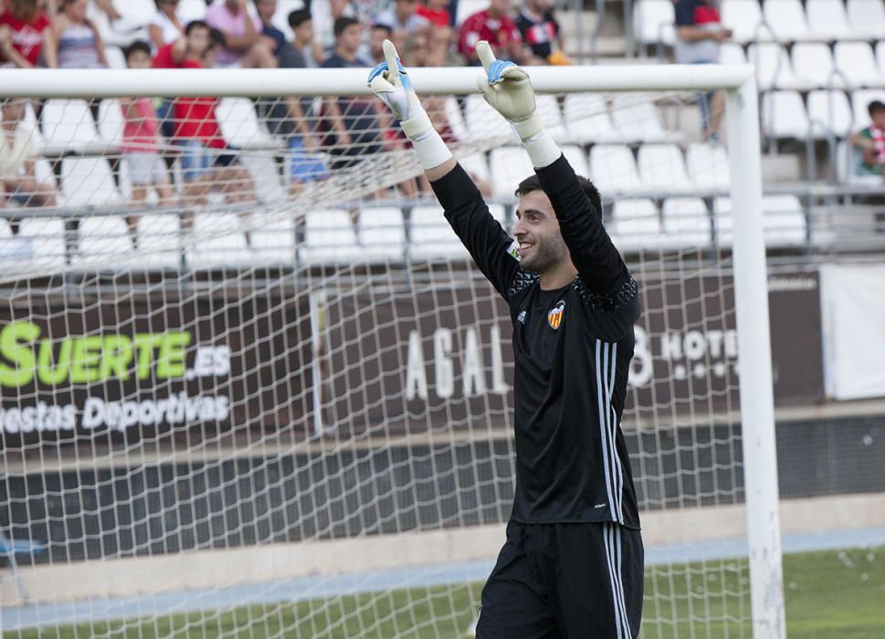 Real Murcia - Valencia Mestalla, en imágenes