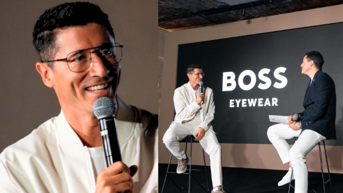 El nuevo 'look' de Robert Lewandowski junto a Hugo Boss