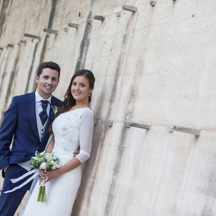 Maje y Antonio, el día de su boda.