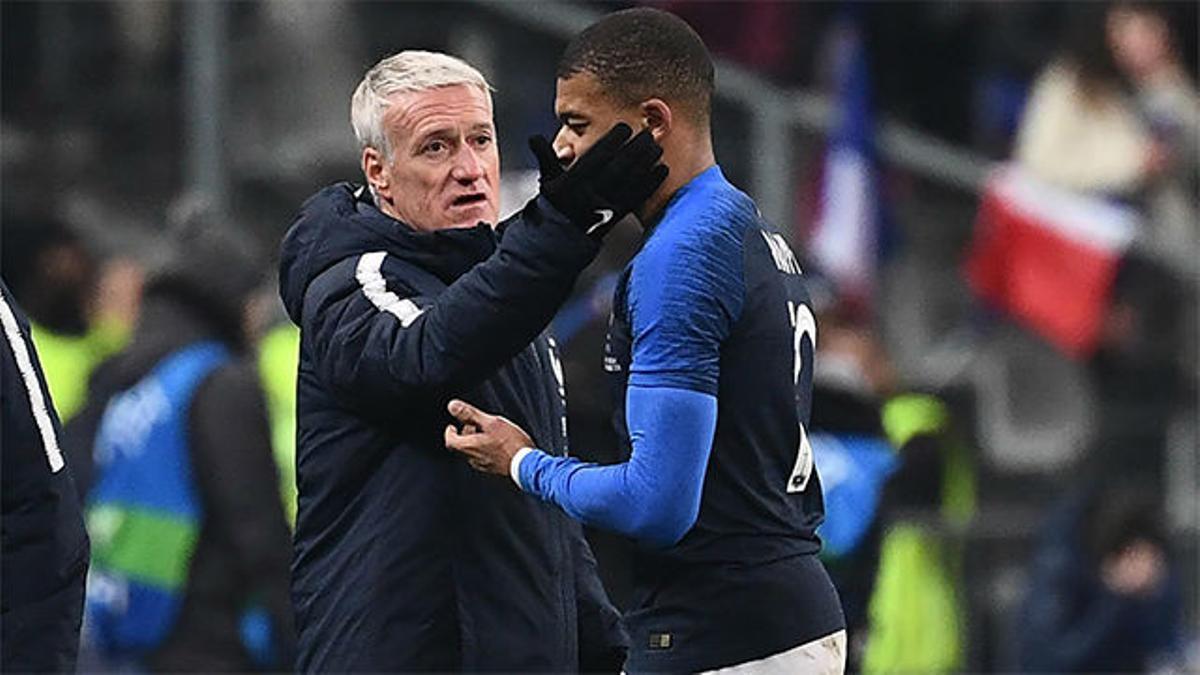 Deschamps habla sobre la lesión de Mbappé