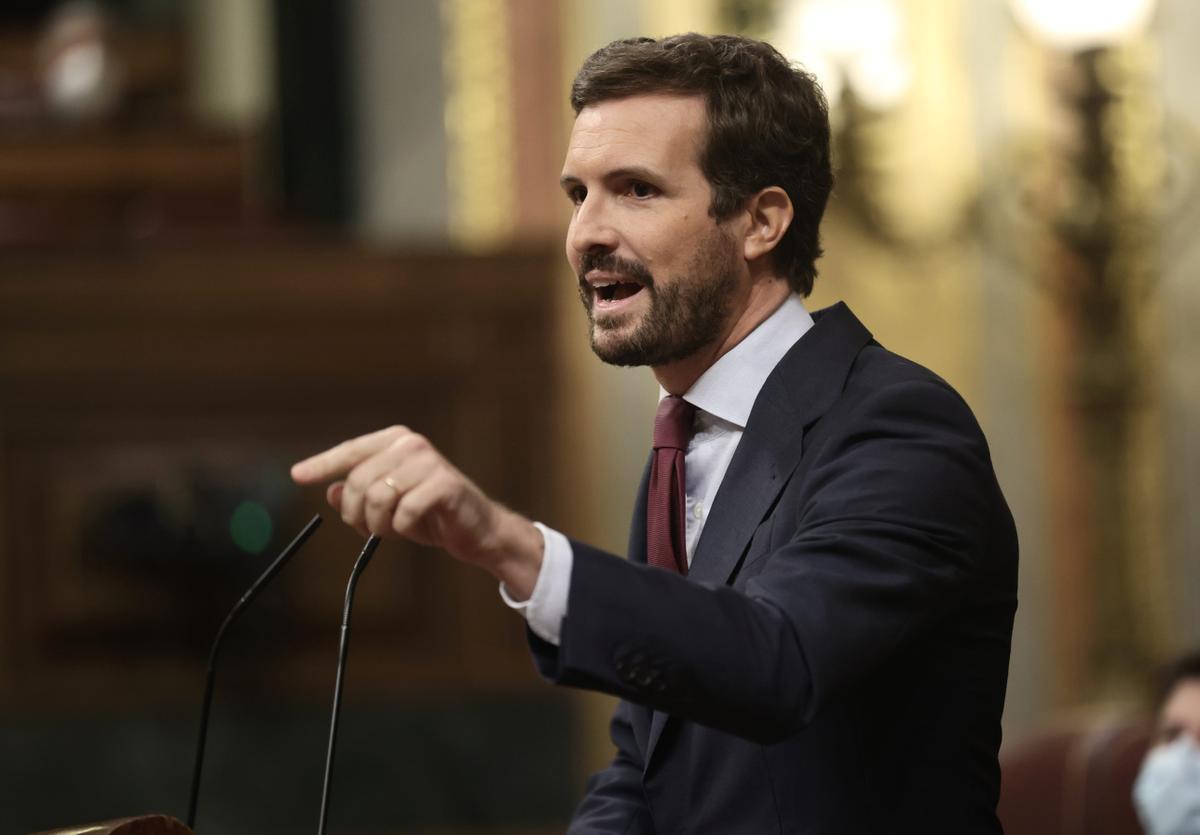 El líder del PP, Pablo Casado.