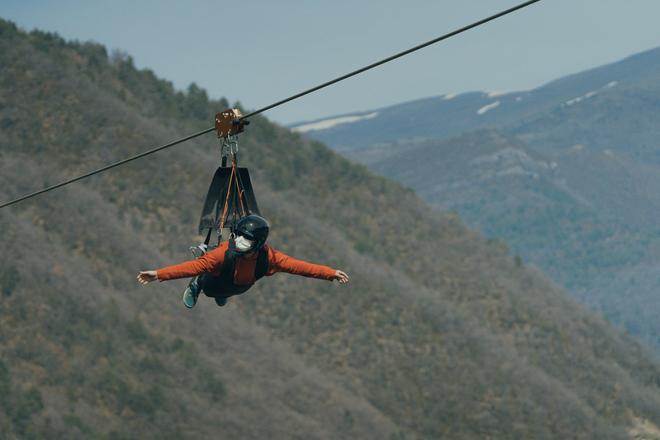 Tirolina de Ordesa Pirineos