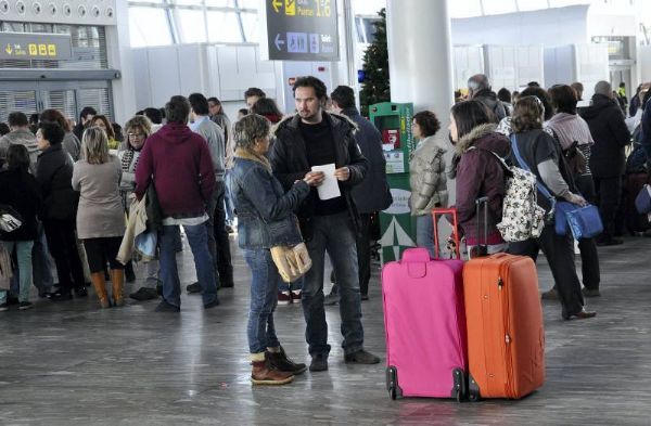 La huelga en el Aeropuerto de Zaragoza