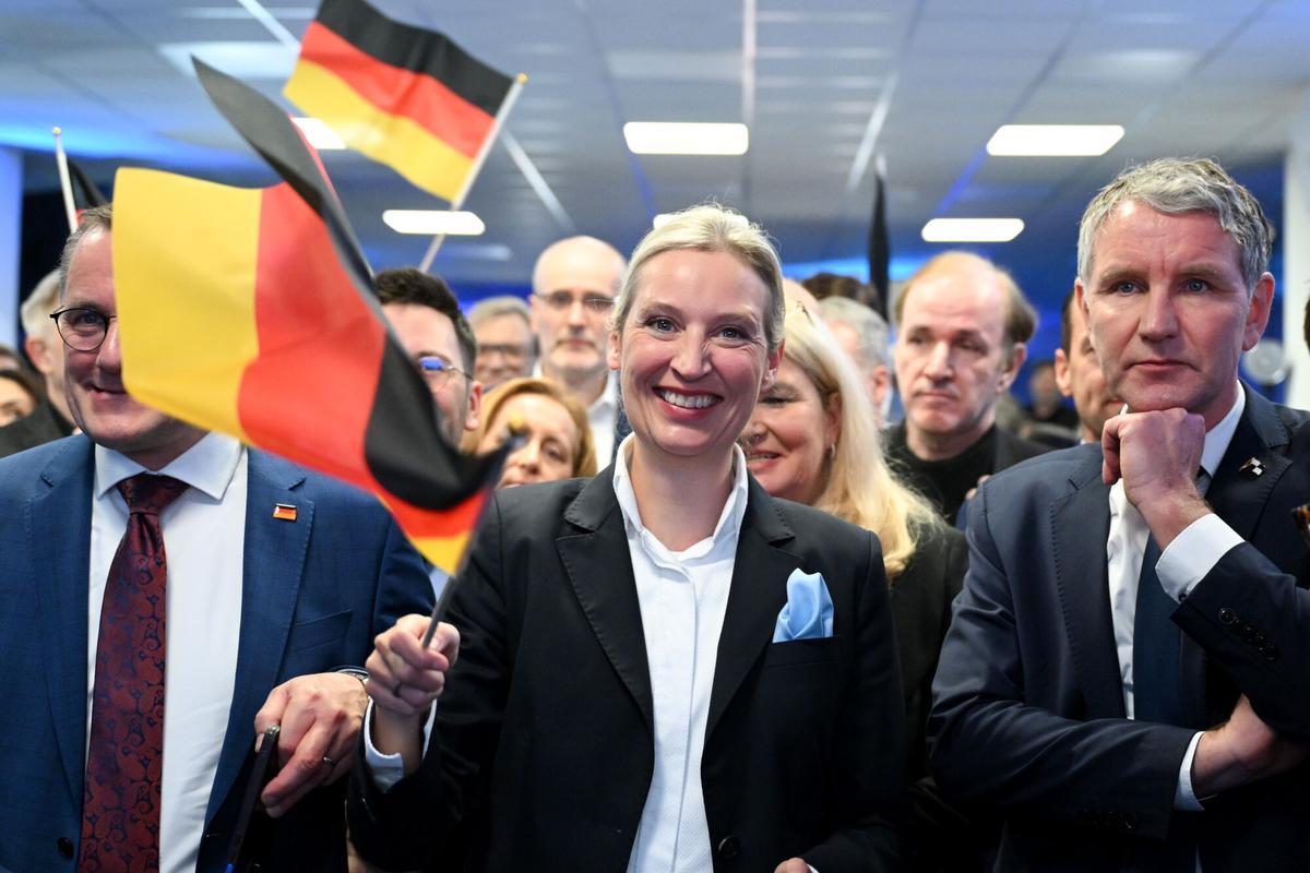 BERLÍN. 23/02/2025.- Alice Weidel, copresidenta del partido y facción Alternativa para Alemania (AfD)