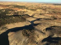 Sequía en Zamora: Embalse de Ricobayo