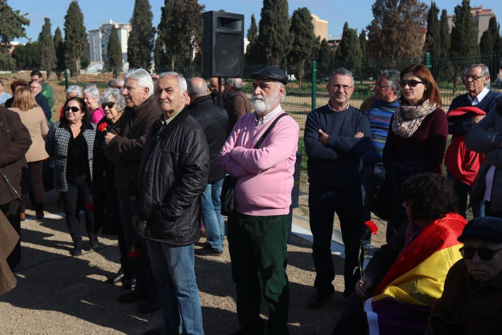 Primer homenaje oficial a las víctimas del franquismo en Málaga