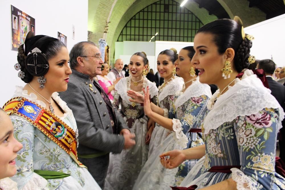 La sociedad fallera del Marítim se reúne en la fiesta de los bocetos