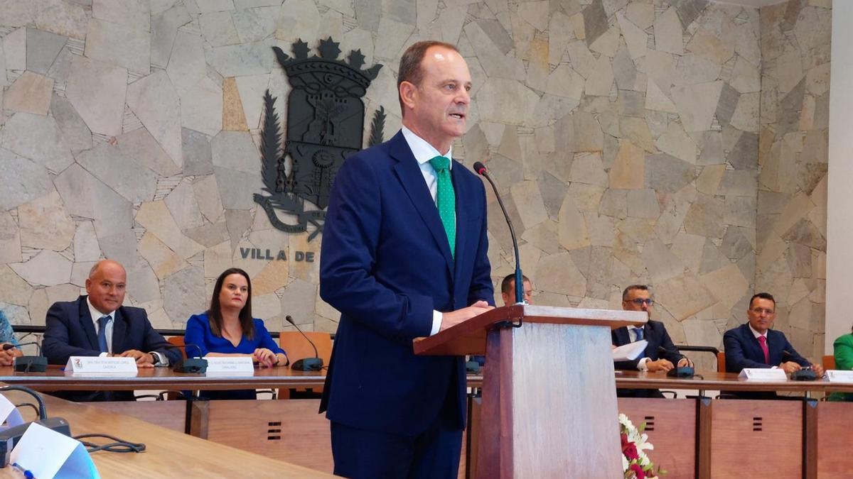 Óscar Hernández revalida su cargo como alcalde de Agüimes por tercera vez consecutiva